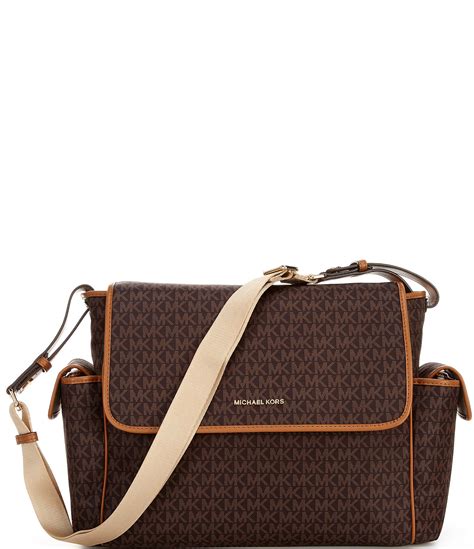 michael kors long chain messenger signature bag|Michael Kors large Messenger crossbody.